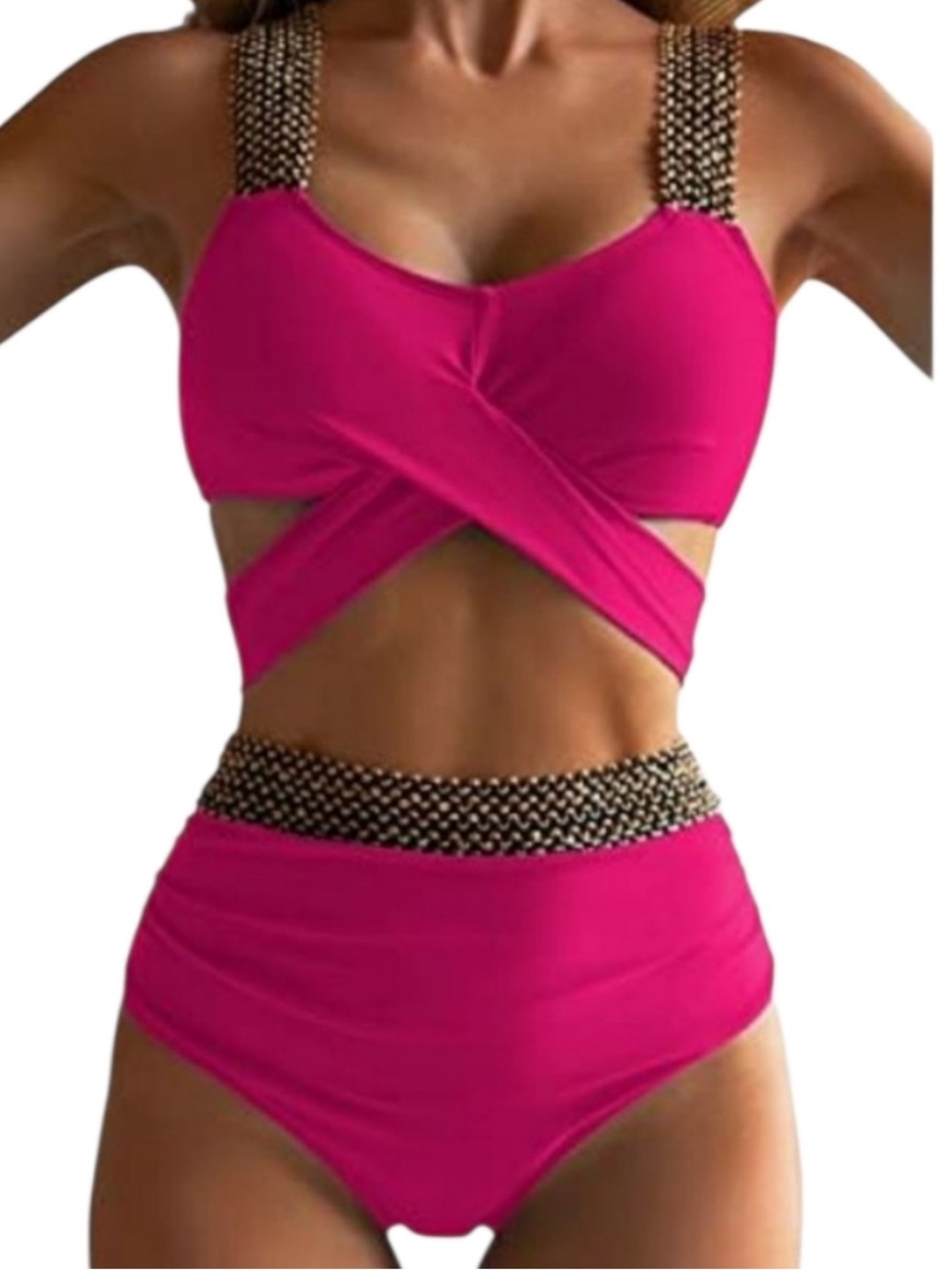 Hot a pink Bikini Set Size Medium